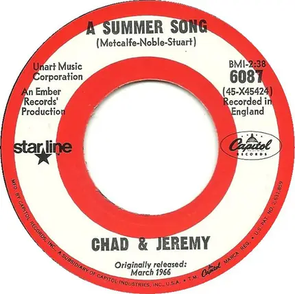 Chad & Jeremy - Willow Weep For Me / A Summer Song