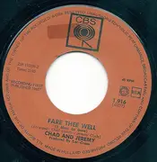 7inch Vinyl Single - Chad & Jeremy - Before And After / Fare Thee Well