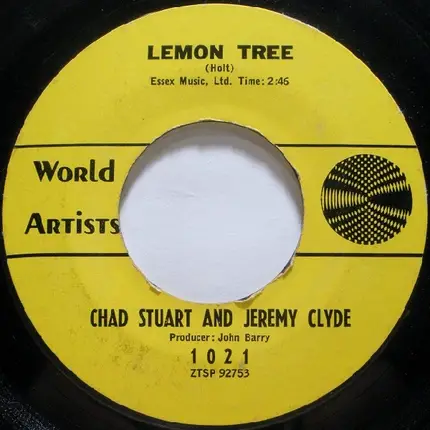 Chad & Jeremy - Yesterday's Gone / Lemon Tree