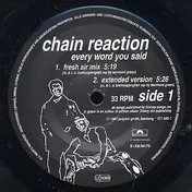 The Chain Reaction - Every Word You Said