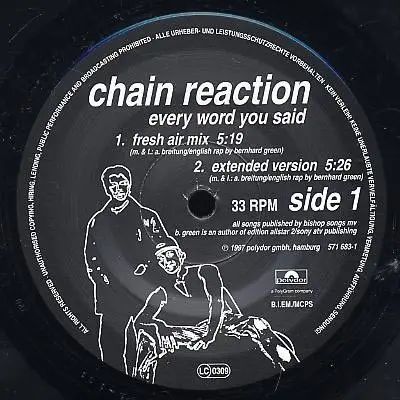 Chain Reaction - Every Word You Said