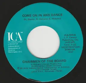 Chairmen of the Board - Come On In And Dance