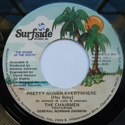 Chairmen Of The Board Featuring General Johnson - On The Beach / Pretty Women Everywhere (Hey Baby)