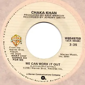 Chaka Khan - We Can Work It Out