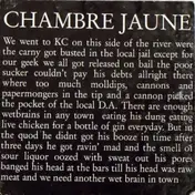 Chambre Jaune - K.c.