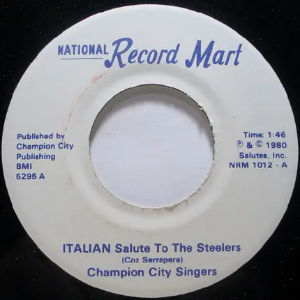 Champion City Singers - Jewish Salute To The Steelers