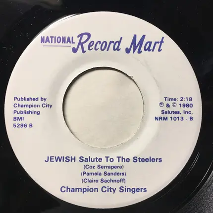 Champion City Singers - Polish Salute To The Steelers