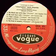 LP - Champion Jack Dupree - Anthologie Du Blues - Vol. 1