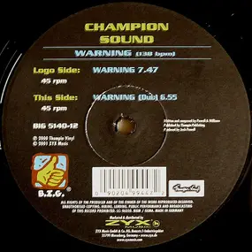 Champion Sound - Warning