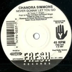 Chandra Simmons - Never Gonna' Let You Go
