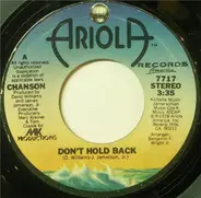 Chanson - Don't Hold Back / Did You Ever