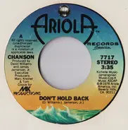 Chanson - Don't Hold Back