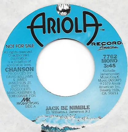 Chanson - Jack Be Nimble