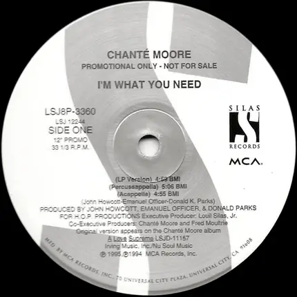 Chanté Moore - I'm What You Need
