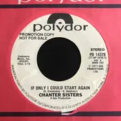 Chanter Sisters - If Only I Could Start Again