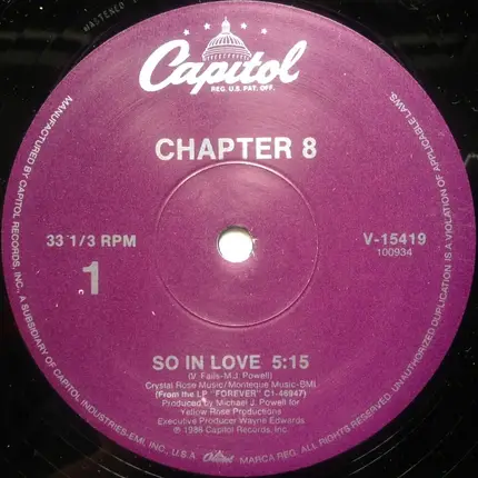 Chapter 8 - So In Love