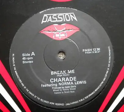 Charade Featuring Norma Lewis - Break Me
