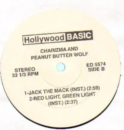 Charizma & Peanut Butter Wolf - Jack The Mack / Red Light, Green Light
