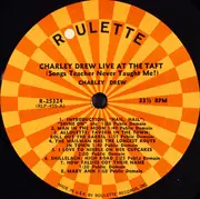 LP - Charley Drew - Charley Drew Live At The Taft (Songs Teacher Never Taught Me!) - Mono
