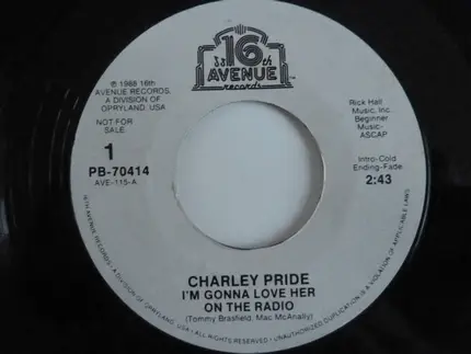 Charley Pride - I'm Gonna Love Her on the Radio