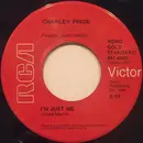 7inch Vinyl Single - Charley Pride - I'm Just Me / Jeanie Norman - Red label, Gold Standard Series