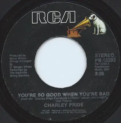Charley Pride - You're So Good When You're Bad