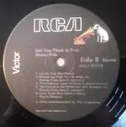LP - Charley Pride - Did You Think To Pray