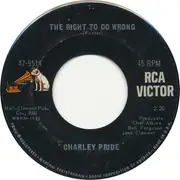 7inch Vinyl Single - Charley Pride - The Easy Part's Over