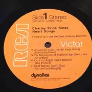 LP - Charley Pride - Charley Pride Sings Heart Songs