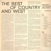 LP - Charley Pride, Chet Atkins, Hank Snow,.. - The Best Of Country And West