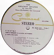 LP - Charles Magnante And His Orchestra - Fiesta! - Gatefold
