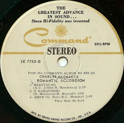 Charles Magnante - Romantic Accordion