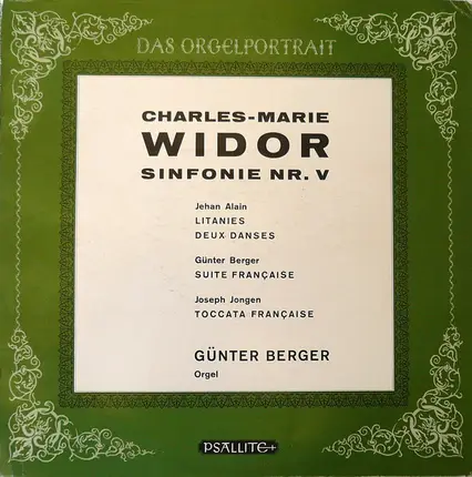 Charles-Marie Widor - Günter Berger - Sinfonie Nr. V