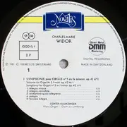 LP - Widor - Symphonies Pour Orgue Nos. 5 & 6, Op. 42 No. 1 & 2 - DMM