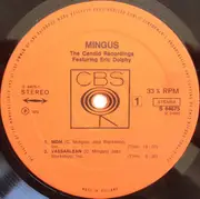LP - Charles Mingus - The Candid Recordings Featuring Eric Dolphy