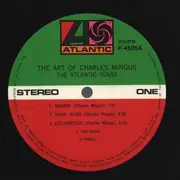 LP - Charles Mingus - The Art Of Charles Mingus - The Atlantic Years - + OBI