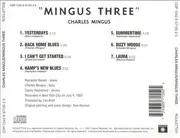 CD - Charles Mingus - Mingus Three