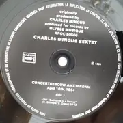 Double LP - Charles Mingus Sextet - Concertgebouw Amsterdam