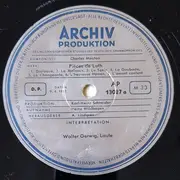 10'' - Charles Mouton / Joseph Bodin de Boismortier - Pièces De Luth / Daphnis Et Chloé - Mono, tri-fold cover