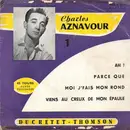 7inch Vinyl Single - Charles Aznavour - 1 - EP