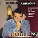 7inch Vinyl Single - Charles Aznavour - Les Deux Guitares