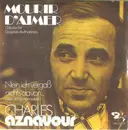 7inch Vinyl Single - Charles Aznavour - Mourir D'Aimer