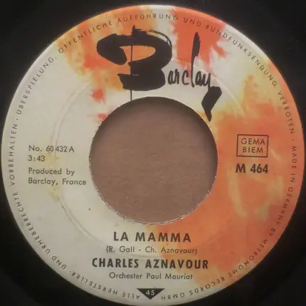 Charles Aznavour - La Mamma