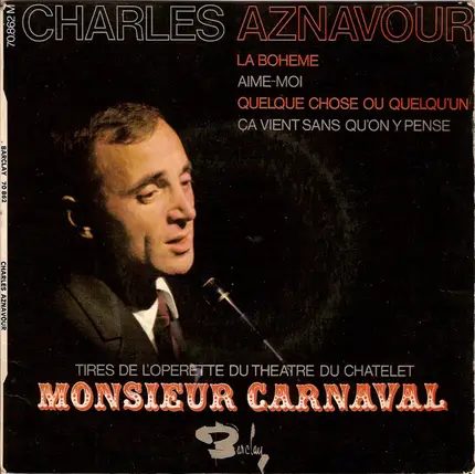 Charles Aznavour - La Boheme