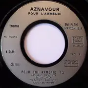 7inch Vinyl Single - Charles Aznavour - Pour Toi Arménie