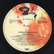 LP - Charles Aznavour - Singt Deutsch