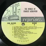 LP - Charles Aznavour - The World Of Charles Aznavour All About Love