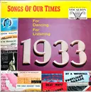 LP - Charles Baum And His Orchestra - Songs Of Our Times - Song Hits Of 1933