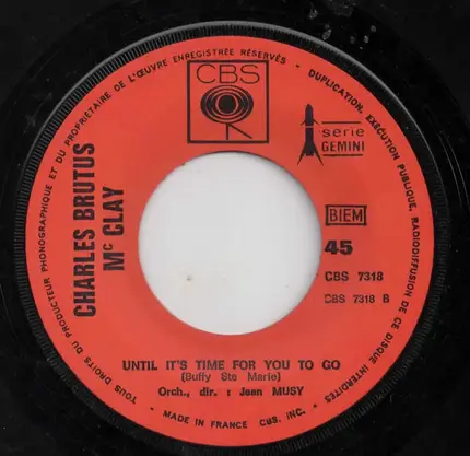 Charles Brutus McClay - I Don't Care