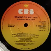 LP - Charles Earland - Coming To You Live